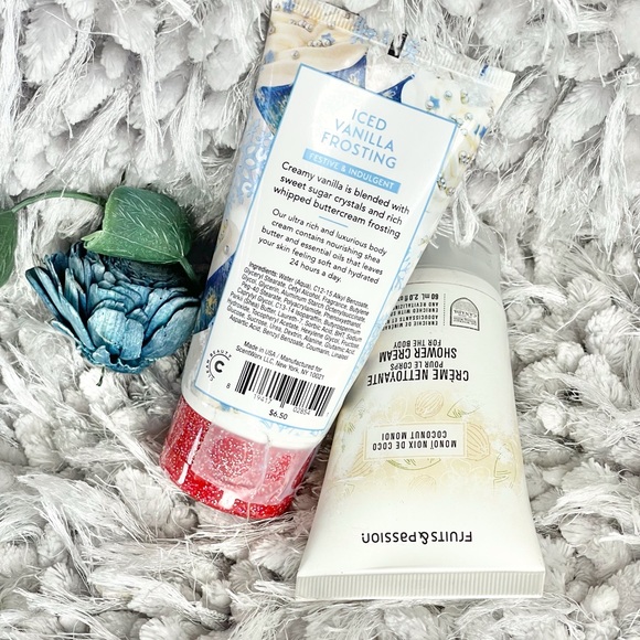 New w/tag Bundle Fruits & Passion Shower Cream (2oz)&Vanilla frosting Body Cream - Picture 4 of 6
